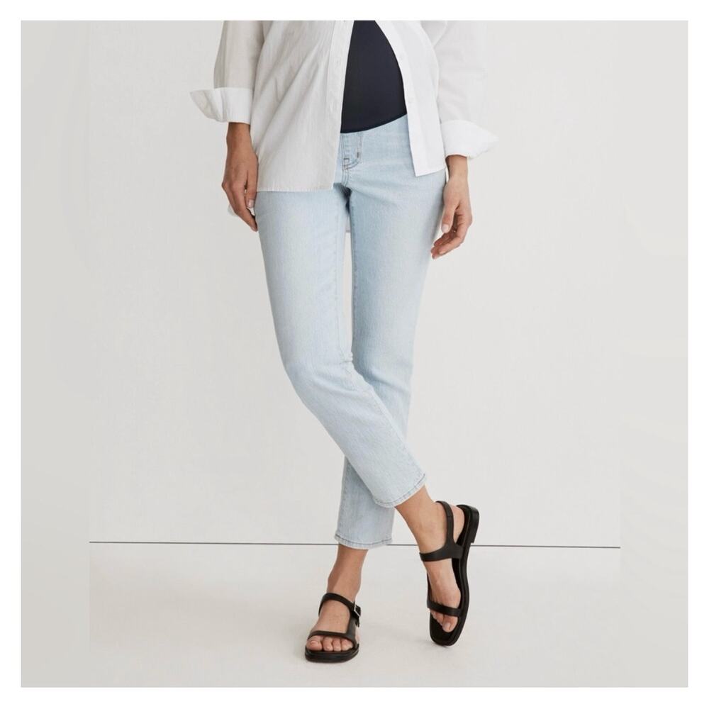 Madewell Light Wash Cropped Ankle Jeans